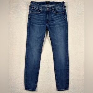 Edwin Anthropologie Pixie Mid Rise Skinny Medium Wash Denim Jeans Sz 27 EUC